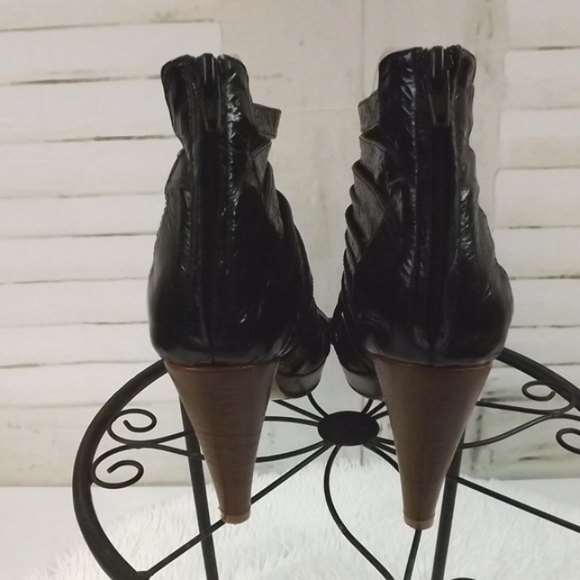 Jeffrey Campbell Marly Black & Brown Ibiza Gladiator Platform Heels, Siz… - Picture 4 of 7